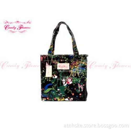 Panda Design Canvas Printed Reusable Shopping Bags Environm